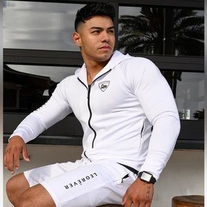 NWT Leorever White Monte Carlo Jacket with Hood, size M